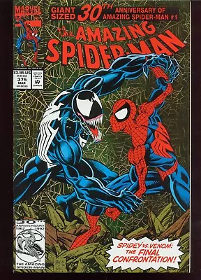 Buy Amazing Spider-man # 375 Hg 30th Anniversary Issue Spidey Vs Venom-carnage 26305 • 40.21£