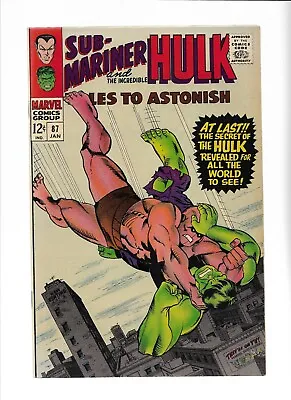 Buy Tales To ASTONISH 87 VF/NM Sub-Mariner Hulk Warlord Krang Hulk-Killer Leader • 44.60£