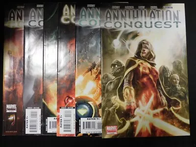 Buy Annihilation Conquest 1-6 Marvel Comic Set Complete Abnett Lanning Hanna 2008 Fn • 23.99£
