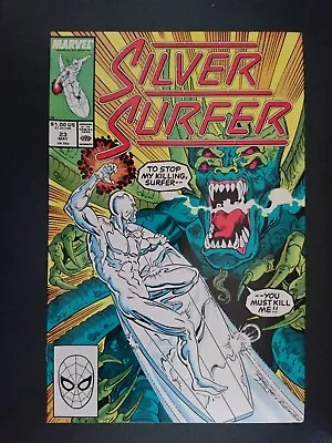 Buy Silver Surfer 23 Vol 3    Near Mint 9.4    Ron Lim     Marvel  1987 • 4.99£