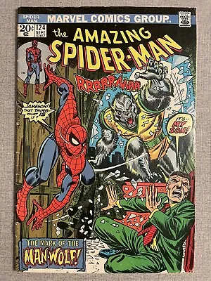 Buy Amazing Spider-Man #124 1st Appearance Man-Wolf Key Issue • 71.20£