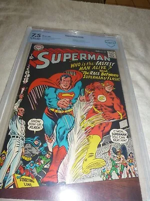 Buy SUPERMAN #199 Grade 7.5 1967 KEY ISSUE ! ( NEW SLAB ) Beautiful Copy ! • 705.04£