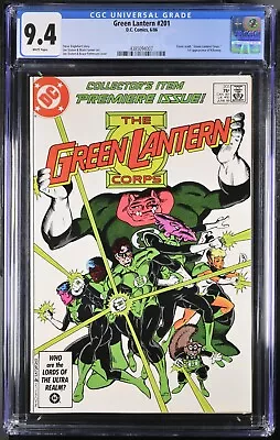 Buy Green Lantern #201 - D.C. Comics 1986 CGC 9.4 NM 1st Kilowog • 72.32£