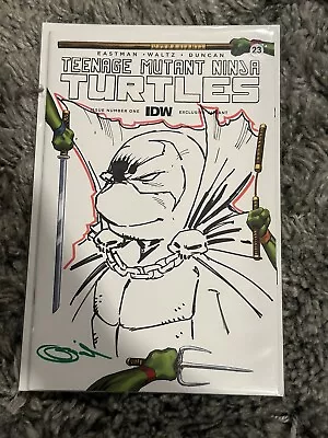 Buy Teenage Mutant Ninja Turtles 1 Blank Original Art By Sajad Shah Spawn Turtle COA • 107.93£