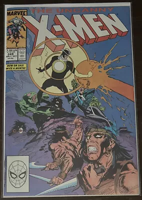 Buy Uncanny X-Men #249 VF/NM 9.0 1ST APPEARANCE WHITEOUT MARVEL COMICS 1989 • 4.01£