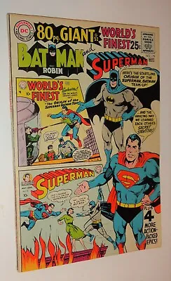 Buy Batman Super-man World's Finest #179 80 Pg Giant G-52 Nice 9.0 Adams Cover • 50.05£