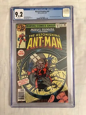 Buy Marvel Premiere # 47 (1979) CGC 9.2  White Pages Scott Lang Becomes Ant-Man • 152.60£