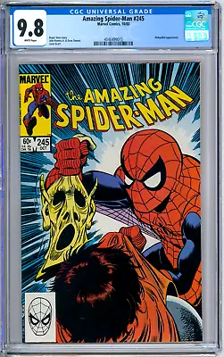 Buy Amazing Spider-Man 245 CGC Graded 9.8 NM/MT Marvel Comics 1983 • 118.25£