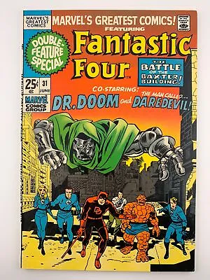 Buy Marvel's Greatest Comics Fantastic Four #31 Doctor Doom! - Fine+ 6.5 • 15.84£