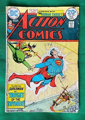 Buy 1974 DC No. 432 Action Comics  Superman  Target Of The Toymen • 2.84£