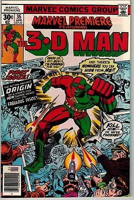 Buy Marvel Premiere Featuring 3-D Man #35 Apr 1977 • 9.48£