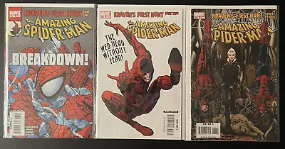 Buy Amazing Spider-Man Kravens First Hunt Parts 1-3 (#565-567) Set 1st Ana Kravinoff • 31.58£