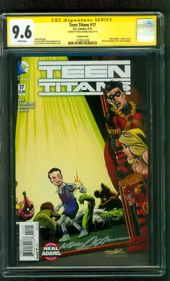 Buy Teen Titans 17 CGC SS 9.6 Neal Adams House Of Mystery 191 Variant Cover 4/16 • 160.11£