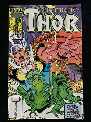 Buy The Mighty Thor 364 (1985) Marvel Comics Thor Transformed Into A Frog! • 25£