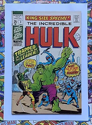 Buy Incredible Hulk King-size Special #3 - Jan 1971 Leader Appearance - Fn/vfn (7.0) • 17.24£