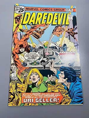 Buy Daredevil #133 NM Vol 1 1976 1st And ONLY Uri Geller App In Comics 1ST PRINT • 19.76£