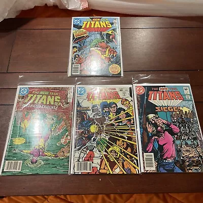 Buy D.C. Comics The New Teen Titans #5,33,34,35 (1981-1983) Newsstand • 3.53£