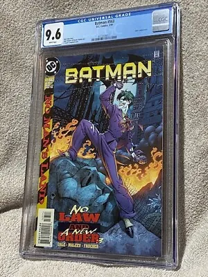 Buy Batman #563 CGC Graded 9.6 Joker Cover No Law & Order Scott Campbell Cover 3/99 • 44.20£