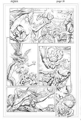 Buy DC Aquaman Annual #2 Original Interior Page 21 Guichet • 55.95£