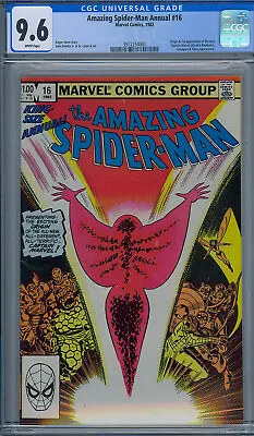 Buy Amazing Spider-man Annual #16 Cgc 9.6 1st Monica Rambeau As Captain Marvel • 103.61£