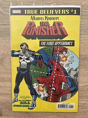 Buy Marvel Comics Marvel Knights The Punisher The First Appearance True Believers #1 • 14.99£