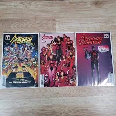 Buy Avengers Forever #1 Cover A 2nd Print Dauterman Marvel Comics 2023 Lot Of 3 - NM • 7.94£
