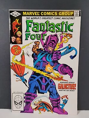 Buy FANTASTIC FOUR #243 (VF/NM) 1982 GALACTUS Iconic Cover Art By John Byrne! BRONZE • 23.98£