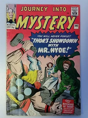 Buy Thor Journey Into Mystery #100 Vg (4.0) January 1964 Marvel Comics ** • 59.99£