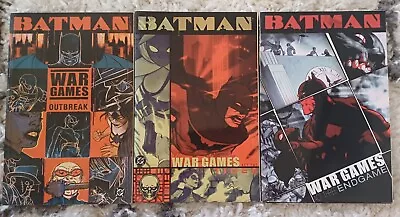 Buy Batman War Games Act 1,2,3 One, Two, Three TPB Complete Set Ed Brubaker Vols • 20.99£