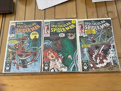 Buy The Spectacular Spider-Man #173-175 Doc Ock Story Line Very Good Condition • 10£