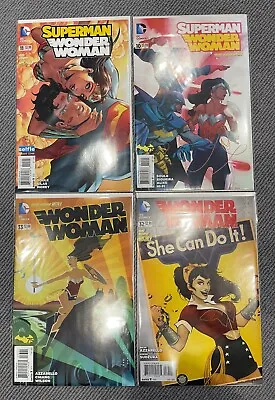 Buy Superman Wonder Woman #10 #11 Wonder Woman #32 #33 New 52 NM - VARIANTS • 9.99£