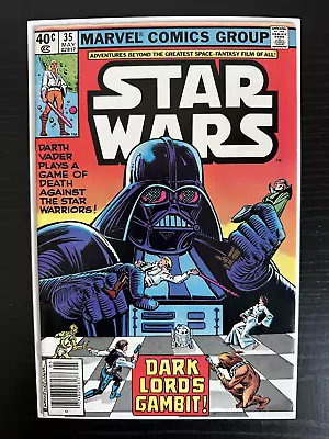 Buy Star Wars #35 1st Meeting Of Darth Vader & Luke Skywalker Newsstand VF- 1980 • 11.87£