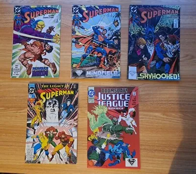 Buy Superman #32, 33 & 34. (DC 1989), Legacy Of #1, Justice League 69. • 9.99£