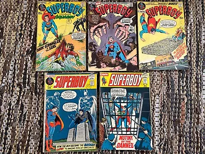 Buy Superboy (1971/72) #171 #172 #176 #182 #186 - 5 Vintage DC Comics. 24 Pix • 14.99£