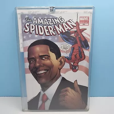 Buy Amazing Spider-Man #583 Obama Variant 4th Printing CGC 9.9 SS Jimenez 2009 • 80.34£