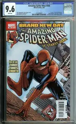Buy Amazing Spider-man #546 Cgc 9.6 White Pages // 1st Appearance Freak + Bill 2008 • 55.19£