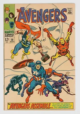 Buy Avengers #58 FN+ 6.5 Origin Of The Vision • 79£