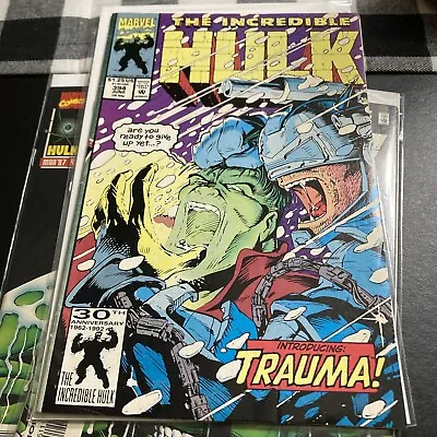 Buy The Incredible Hulk 394 KEY 1st App TRAUMA Andrew Wildman V 1 Avengers X Men • 4.70£