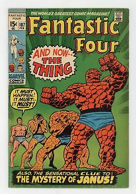 Buy Fantastic Four #107 VG+ 4.5 1971 • 15.99£