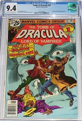 Buy Tomb Of Dracula #45 CGC 9.4 From June 1976 Blade & Hannibal King Appearance • 157.56£