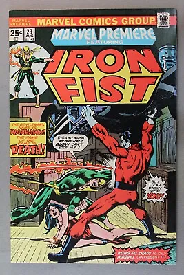 Buy MARVEL PREMIERE #23 Featuring IRON FIST...HIGH GRADE!! NEVER READ!!! • 120.53£