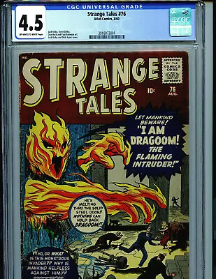 Buy Strange Tales #76 CGC 4.5 1960 Marvel Atlas Human Torch Prototype Amricons K42 • 315.39£