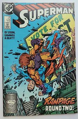 Buy Superman #24 - DC Comics December 1988 VF- 7.5 • 4.75£