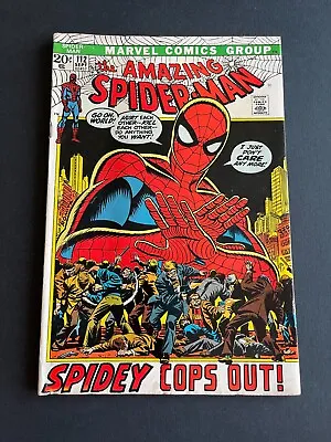 Buy Amazing Spider-Man #112 - Gibbon And Dr. Octopus Appearance (Marvel, 1972) VG+ • 19.31£