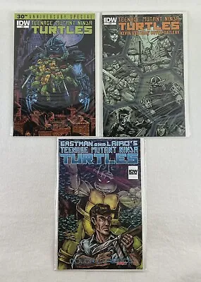 Buy Teenage Mutant Ninja Turtles 3 Comic Lot 30th Anniv. Cover Gallery + More IDW • 23£
