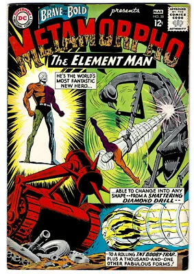 Buy BRAVE AND THE BOLD #58 In FN/VF A 1964 DC Comic 2nd METAMORPHO The Element Man • 42.37£