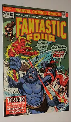 Buy Fantastic Four #145 Terak Glossy 9.0 Medusa  1974 • 27.02£