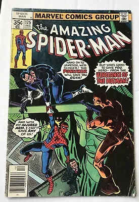 Buy The  Amazing Spider-Man #175 1977 Punisher DEATH OF HITMAN Marvel Comics • 13.44£