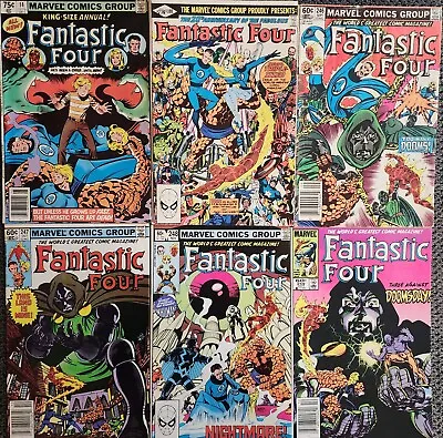 Buy Fantastic Four #236, 246, 247, 248, 259 Annual 14 Marvel Comics Book KEY Lot 1st • 28.07£