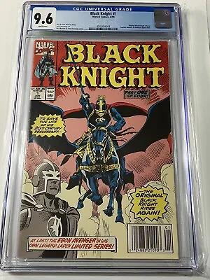 Buy Black Knight #1 *CGC 9.6 1st Solo Story NEWSSTAND 1990 ETERNALS MCU • 71.50£